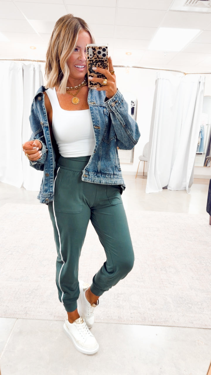 The Butter Flex Joggers-Dk Forest