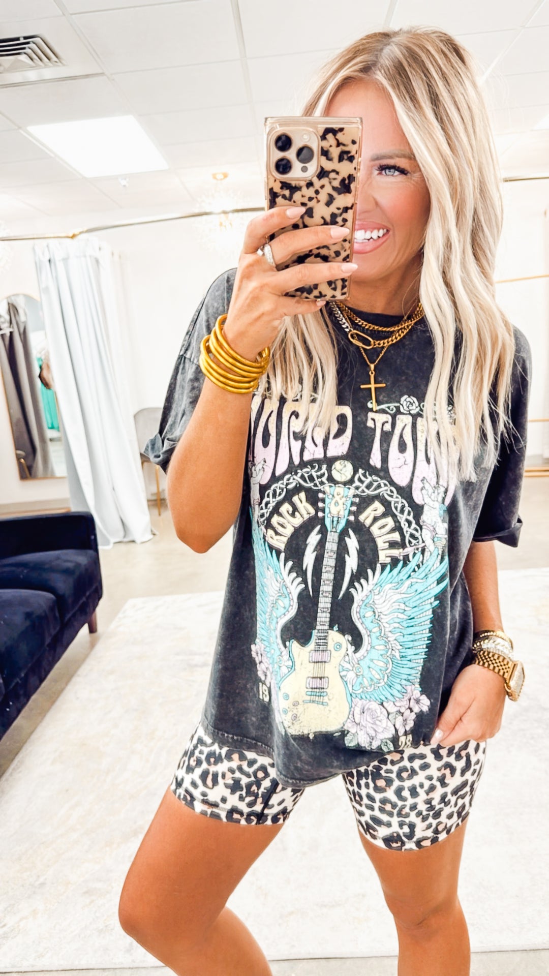 World Tour Rock '&' Roll Graphic Tee
