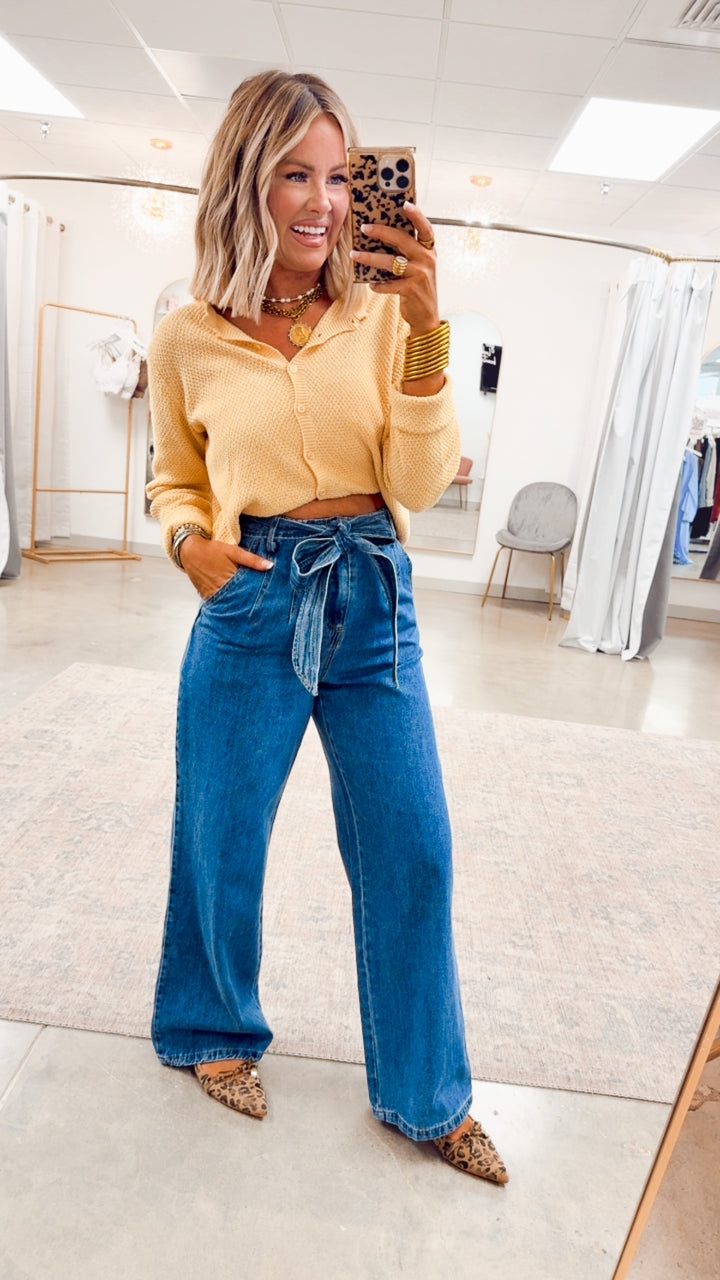 Grace Scalloped Top-Butter