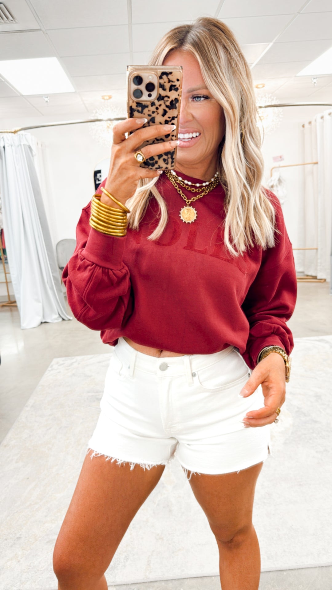 Noles Pullover-Garnet