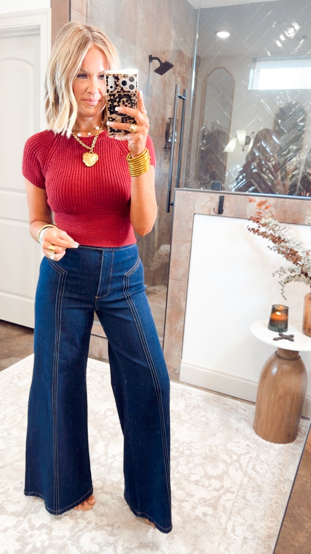 Felicity Tie Top-Ruby