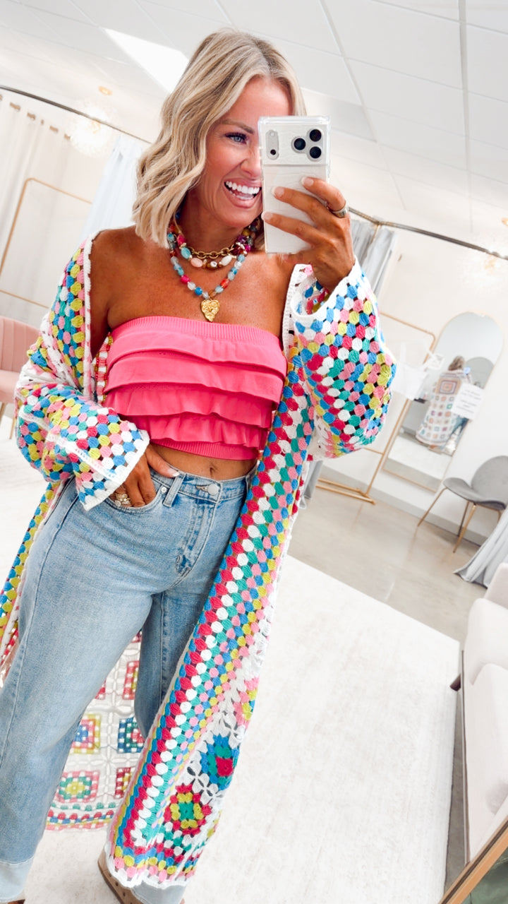 The Colorfield Crochet Cardigan