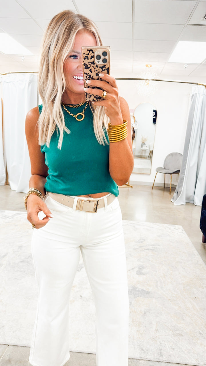 Simply Soft Tank-Green