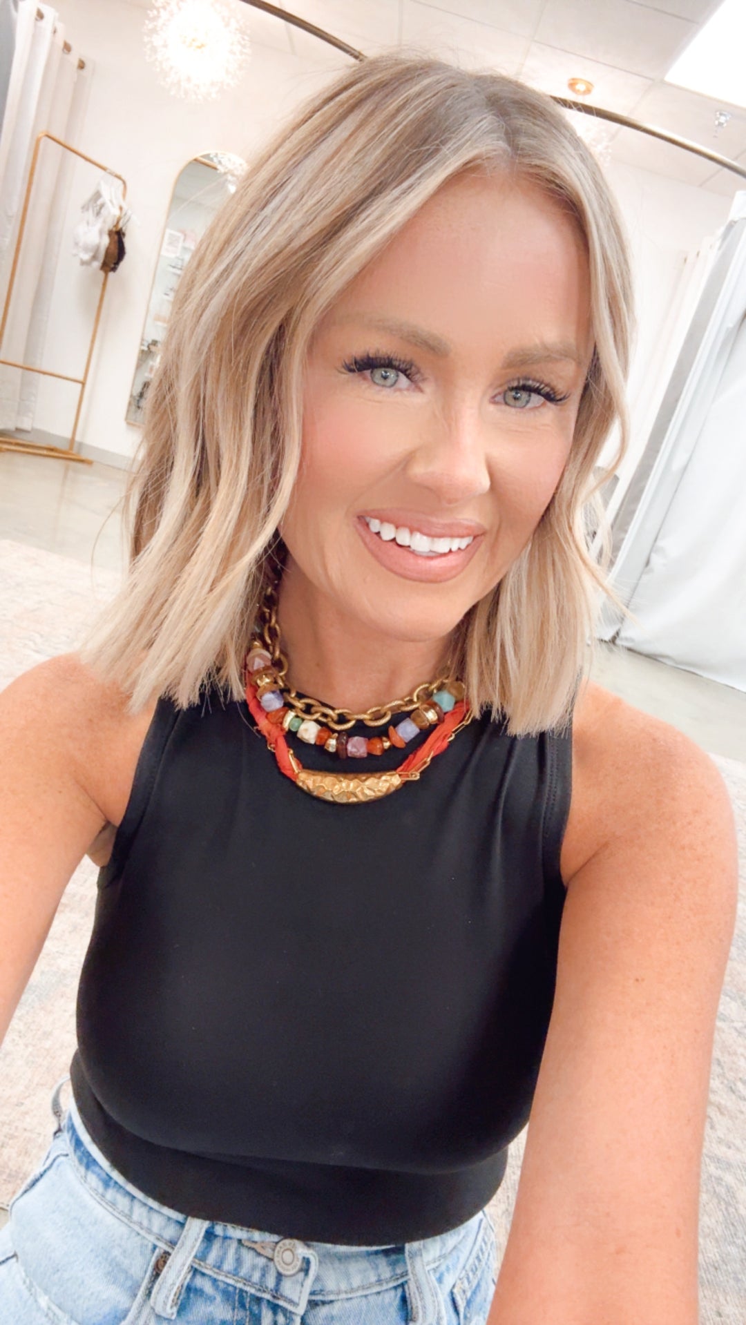 Brick Red Scarlet Twist Collar