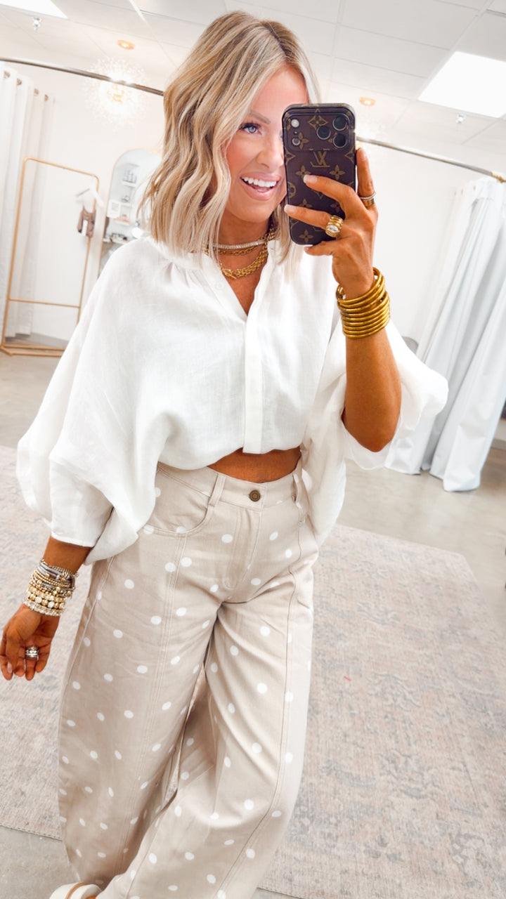 Dottie Darling Barrel Jeans