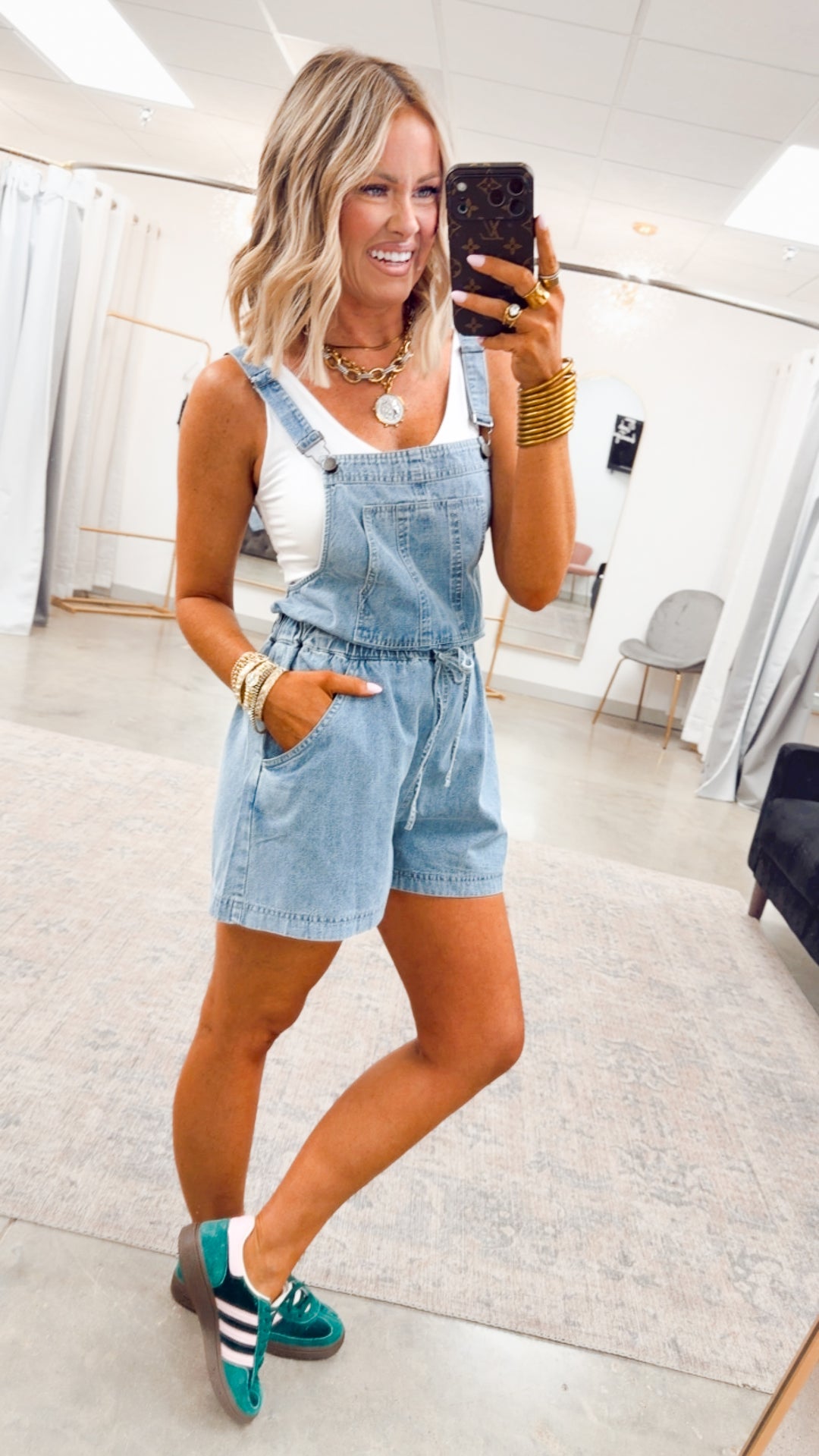The Downtown Denim Overalls
