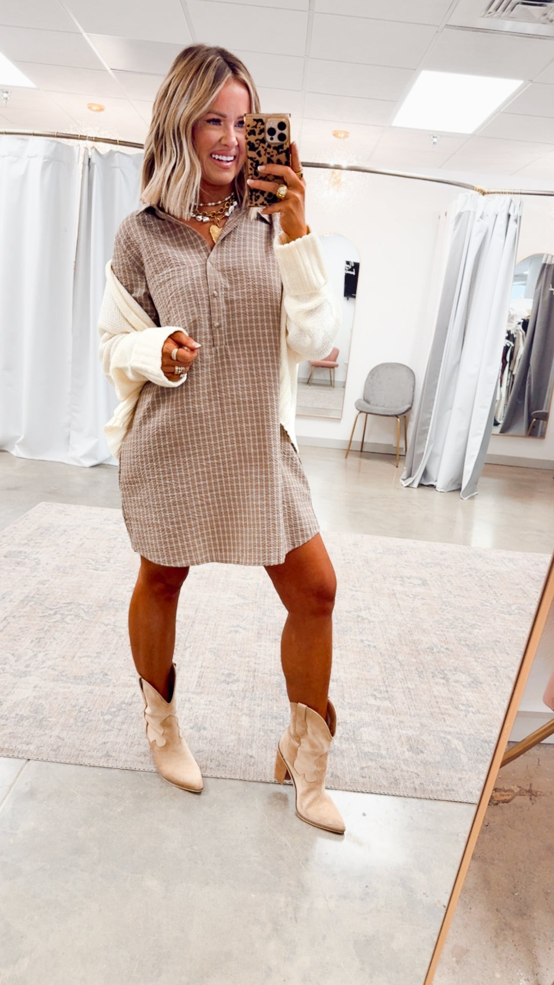 Soft Tone Sweater Cardigan