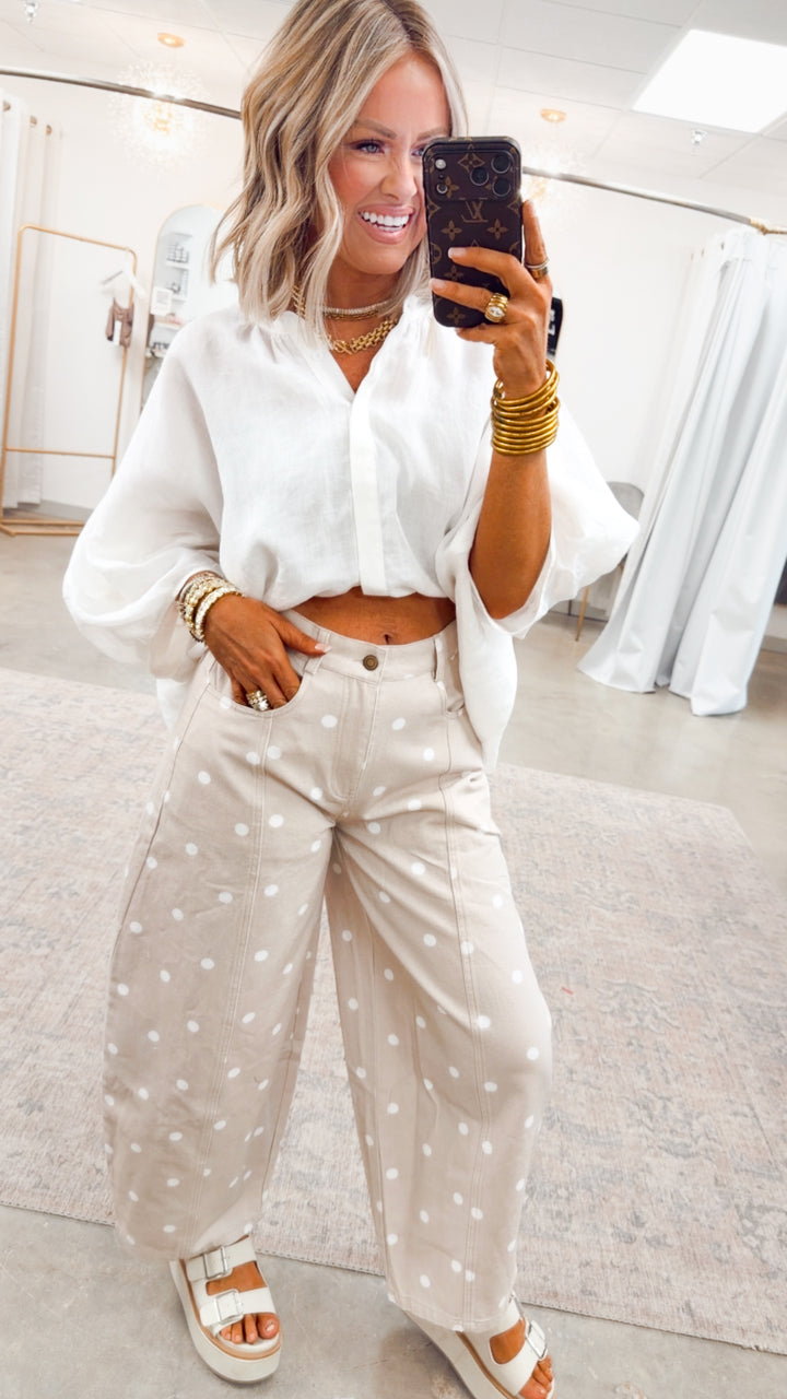 Dottie Darling Barrel Jeans