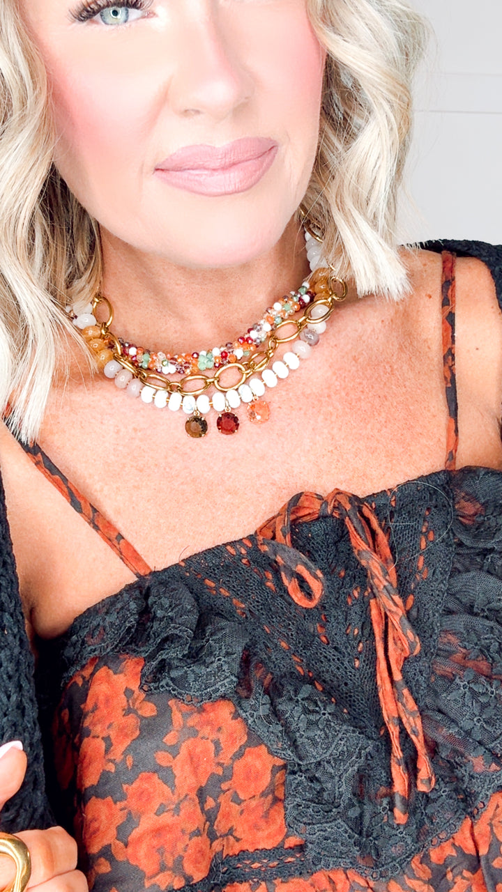Prairie Petal Tank Top-Black Floral