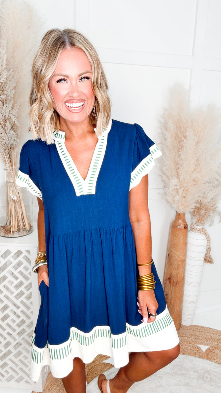 Janie Colorblock Mini Dress
