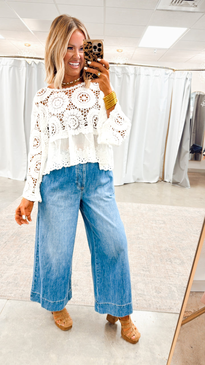 Eden Eyelet Top