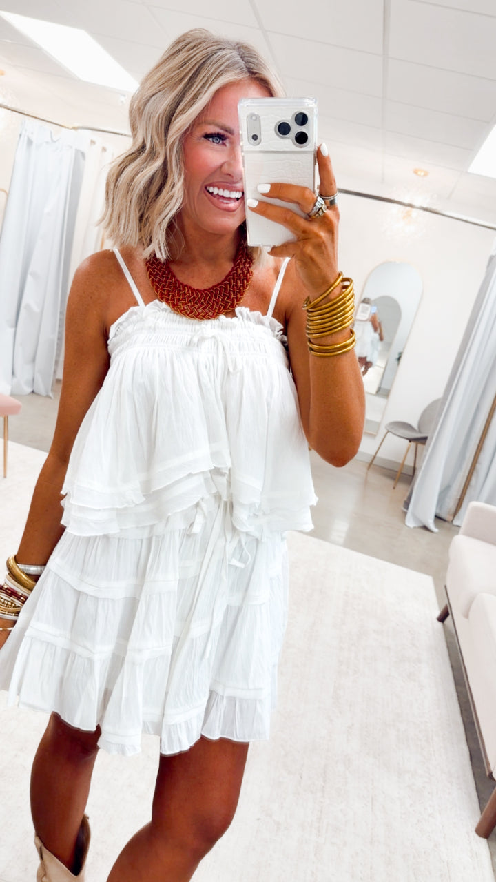 The Cambria Two Piece Set-White
