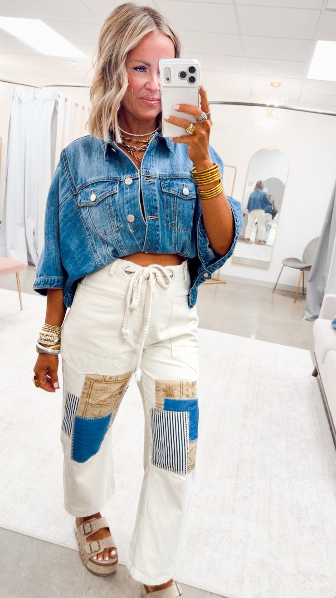 The Patchwork Paradise Jean