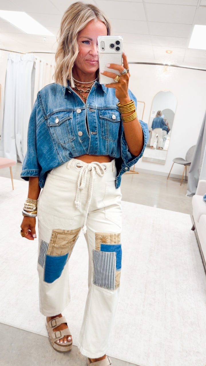 The Patchwork Paradise Jean