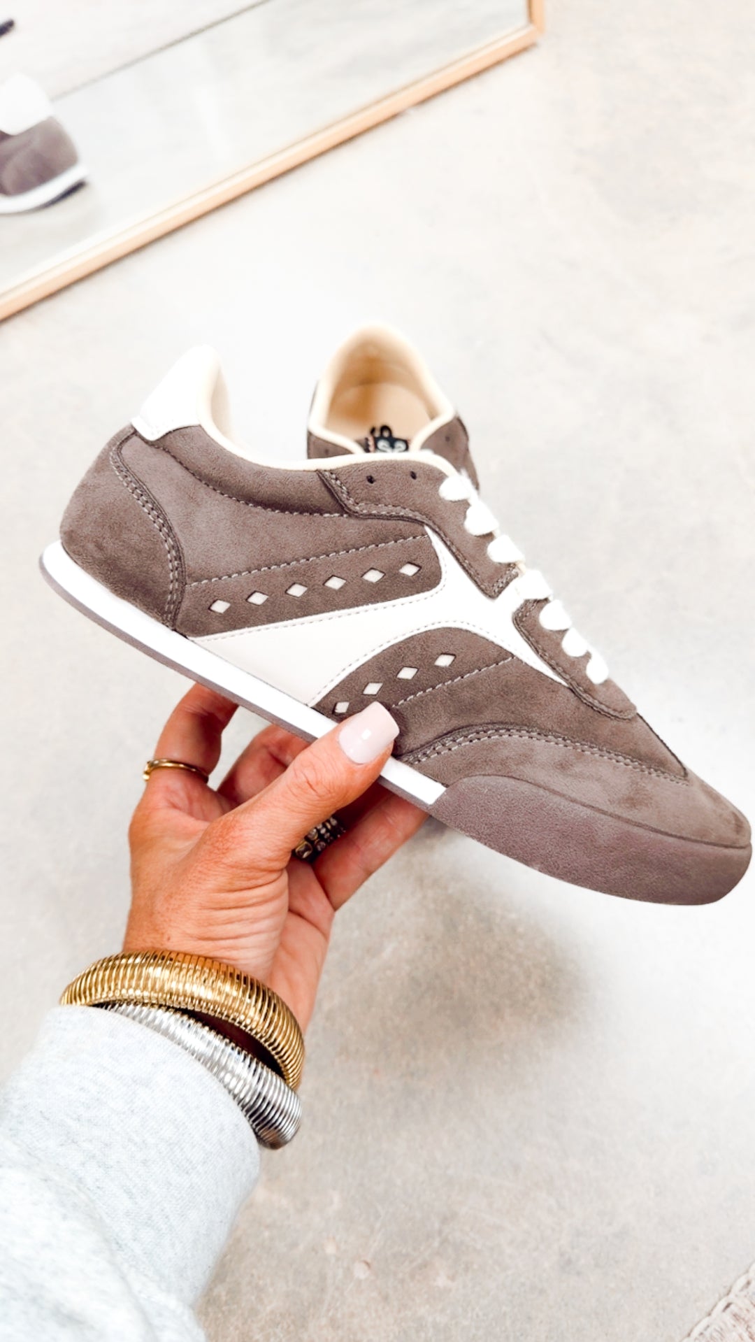 Raven Sneaker-Taupe