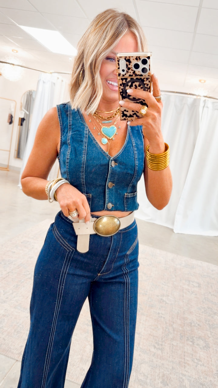 Rodeo Royale Belt-Taupe/Gold Ox