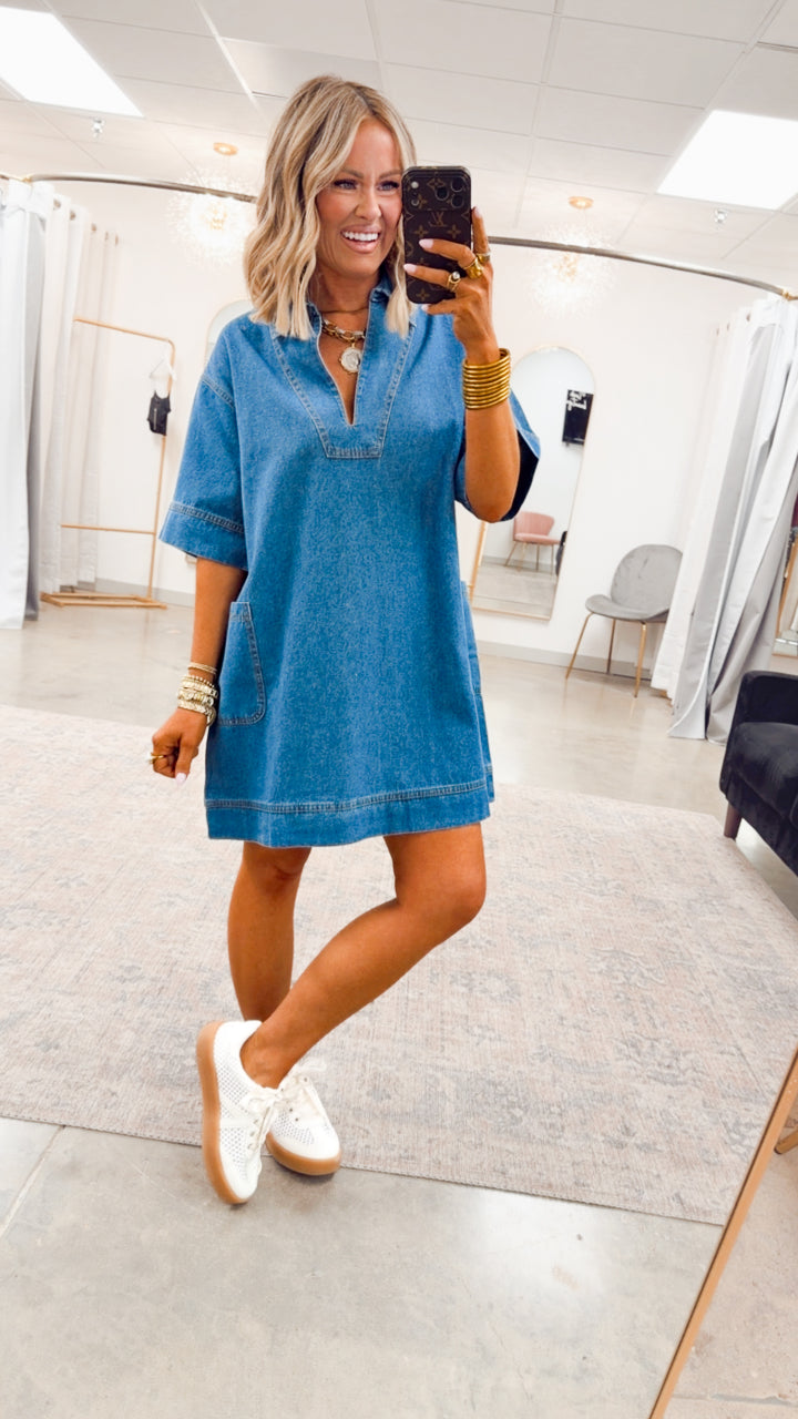 The Willow Ranch Denim Dress