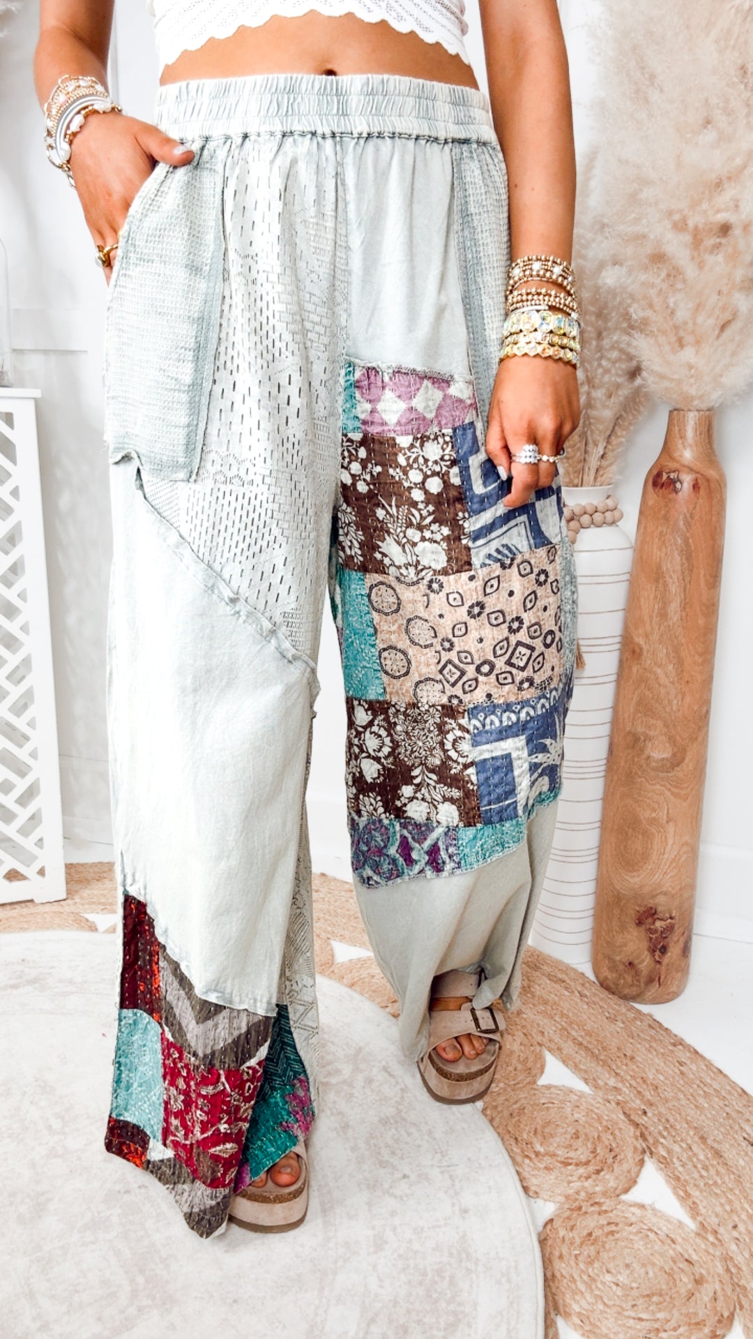 The Mosaic Wide Leg Pants