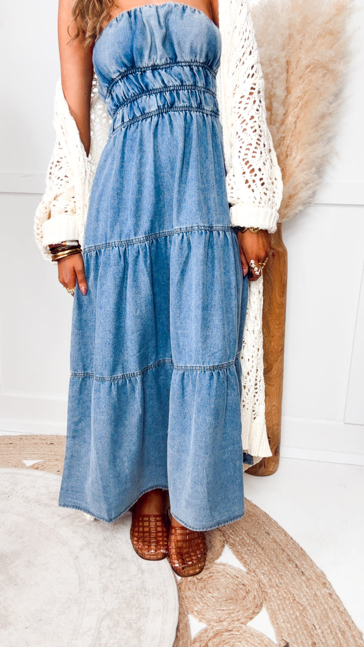 The Laurel Tiered Midi Sundress