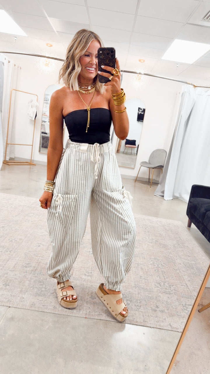 The Odette Jogger Pants-Oatmeal
