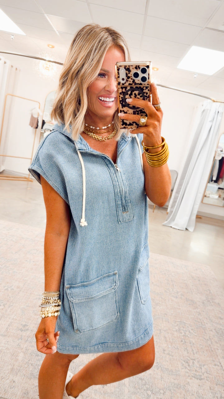 The Coastal Tide Mini Dress