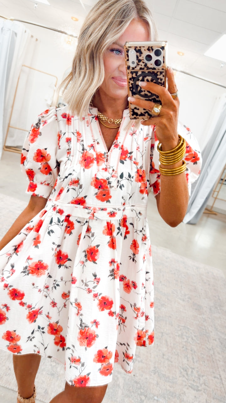 Rosalie Bloom Mini Dress
