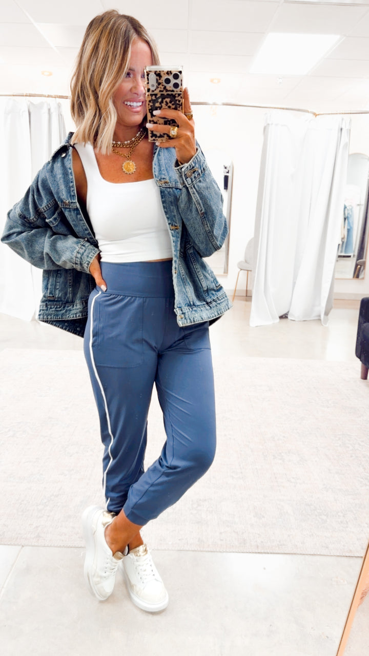 The Butter Flex Joggers-Vintage Denim