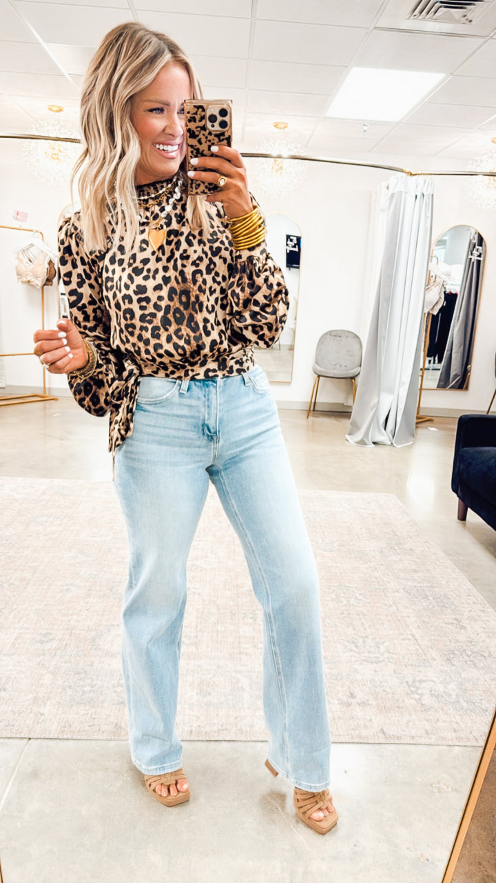 Elan High Rise Cuffed Jeans