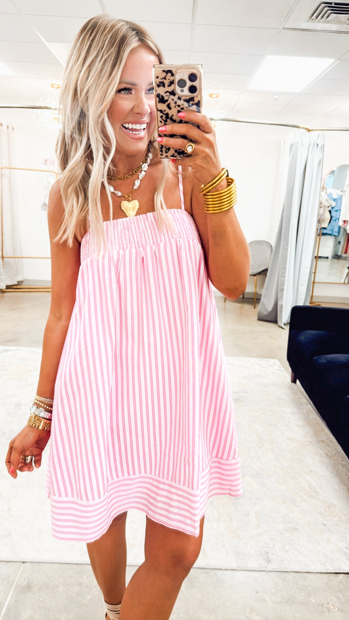 Sunkissed Mini Dress-Pink