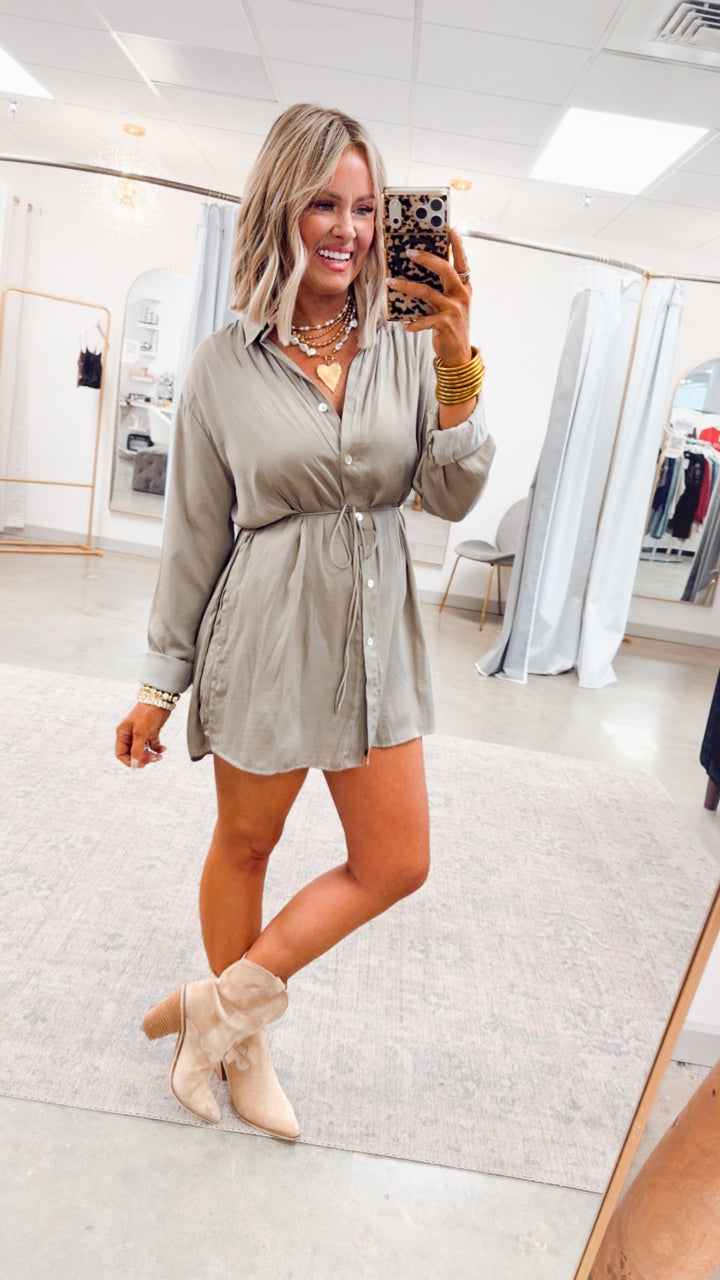 Soleil Darling Romper-Olive