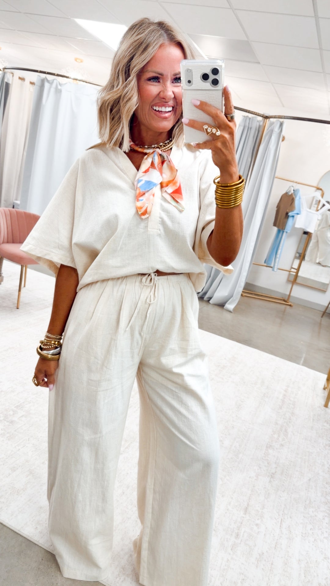 The Lora Popover Set- Linen