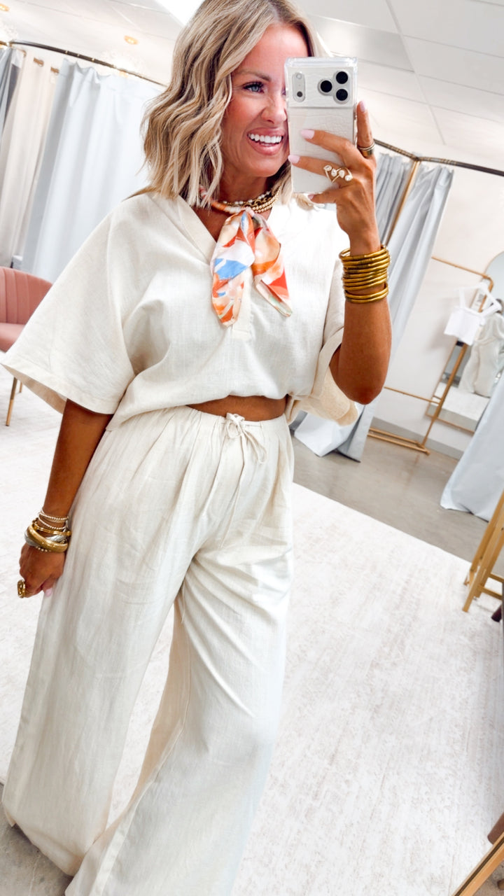 The Lora Popover Set- Linen