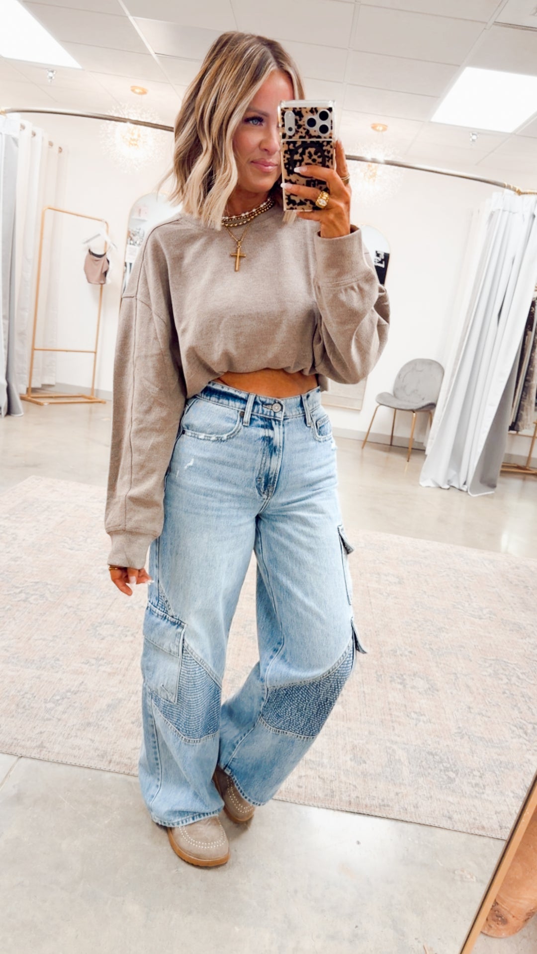 The Soft Ribbed Pullover- Dusty Mocha