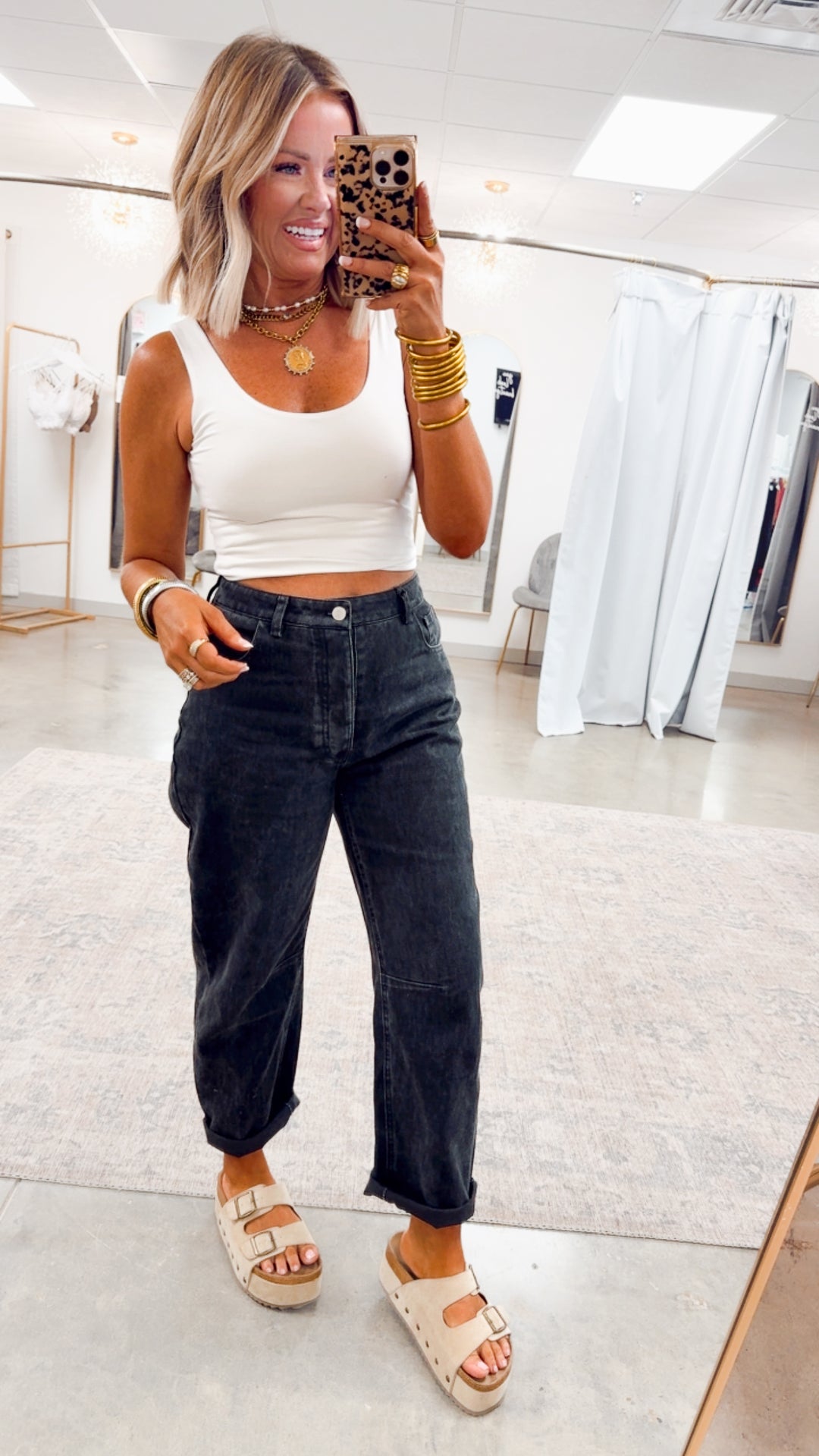 Butter Basic Tank-Beige