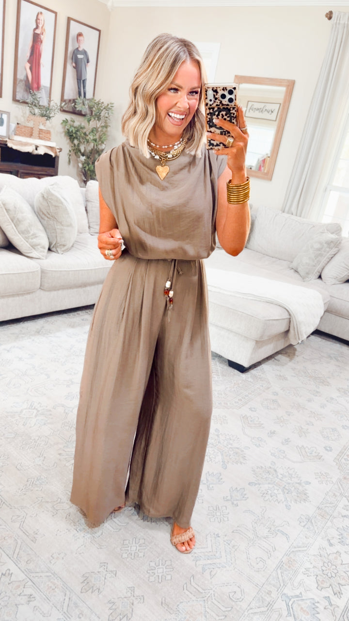 The Maren Relaxed Slub Jumpsuit