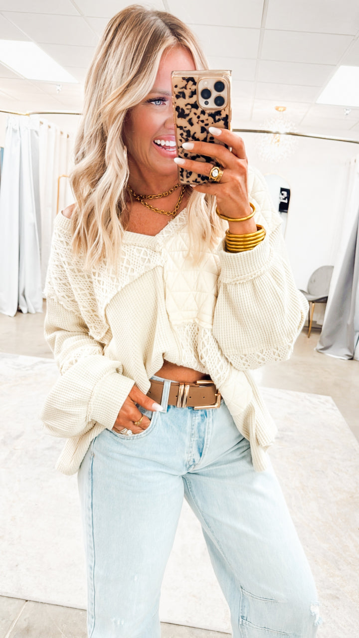 Mocha Luxe Gold Buckle Belt