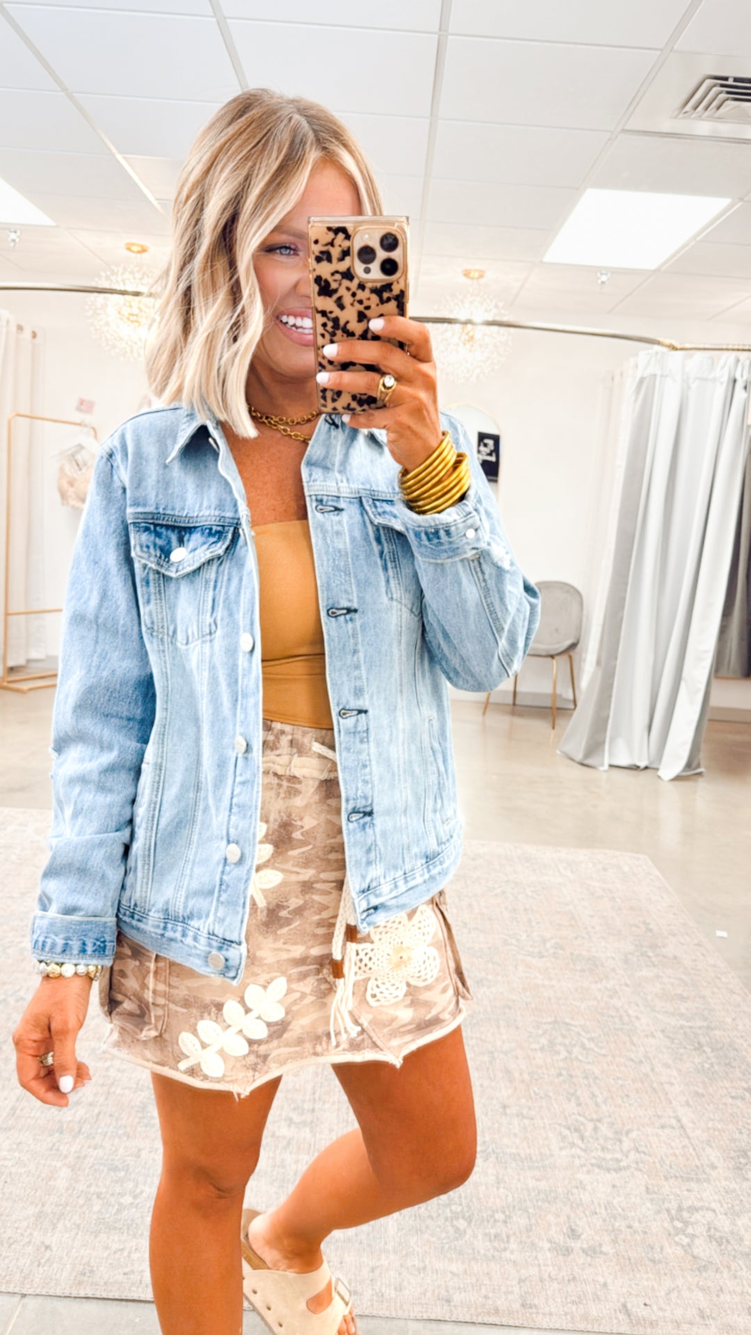 Relaxed Fit Vintage Denim Jacket