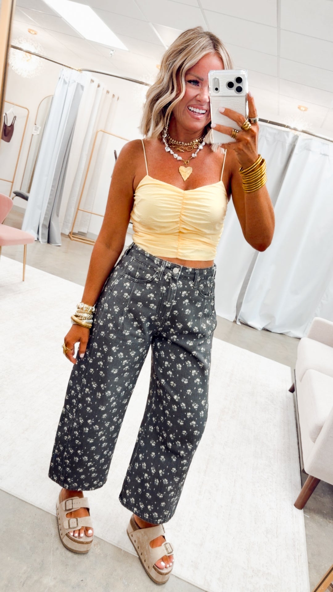 The Floral Barrel Jeans