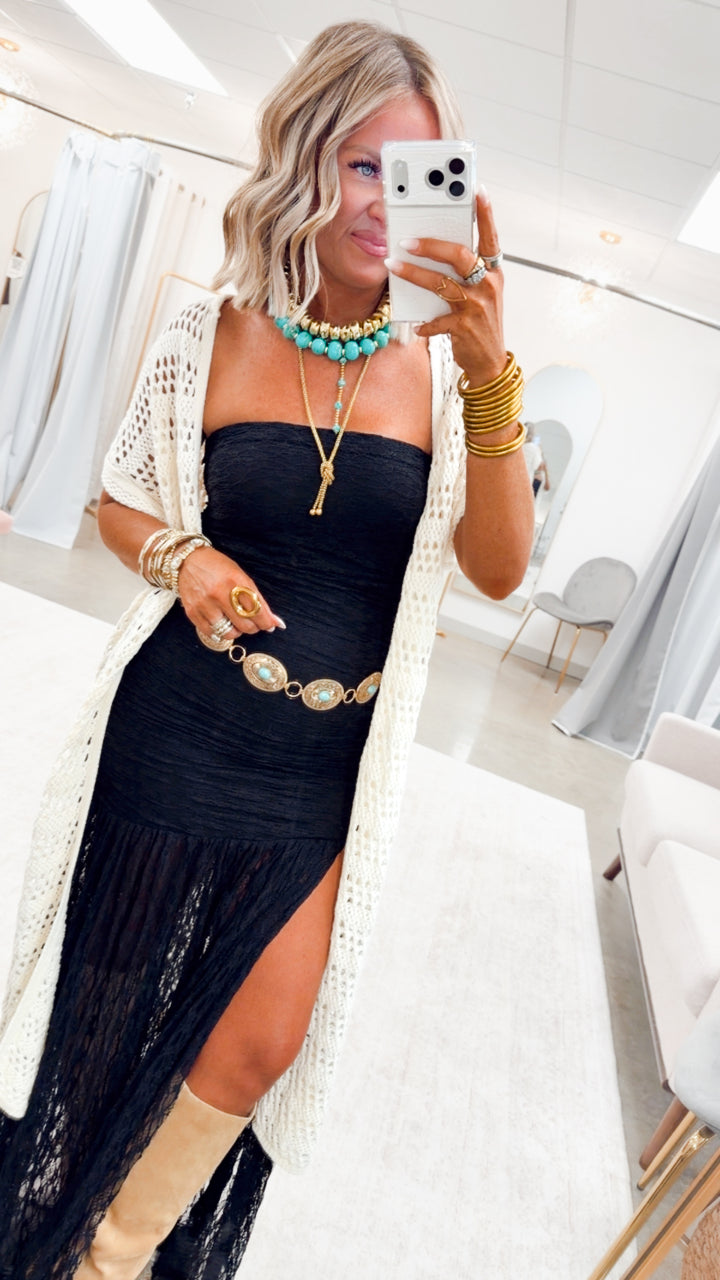 The Meadowline Cardigan-Ivory