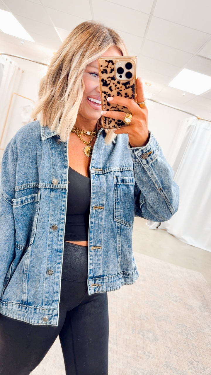 Oak Ridge Denim Jacket-Washed Denim