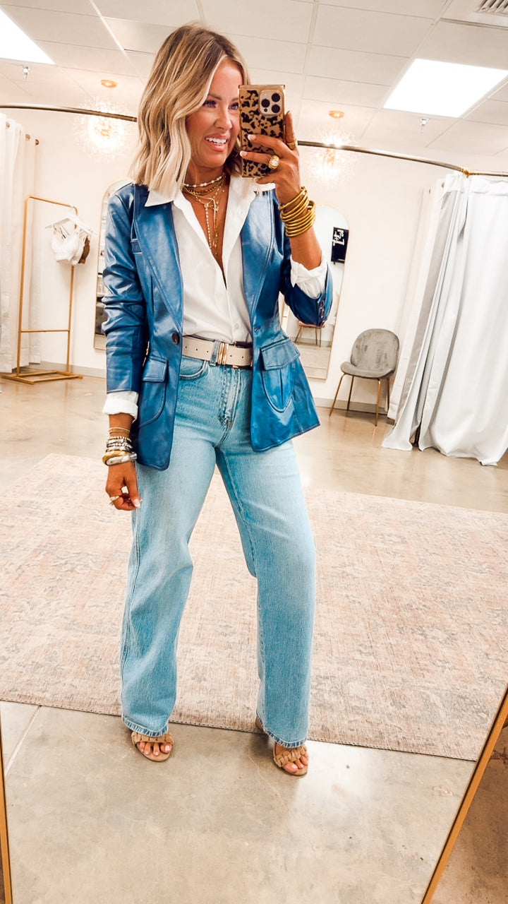 Gabby High Rise Baggy Straight Jean