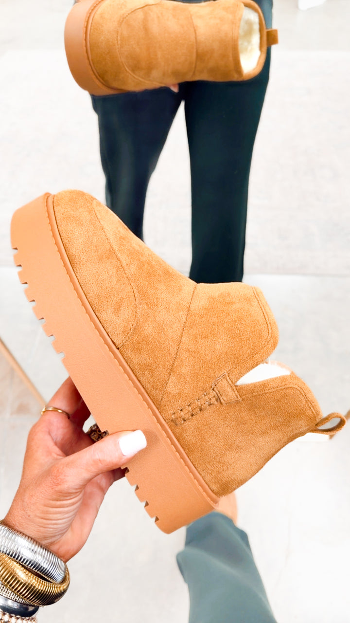 Alps Ankle Boots-Chestnut