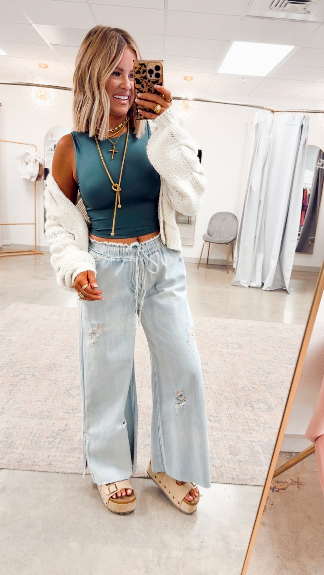 Skylar Open Front Cardigan Sweater