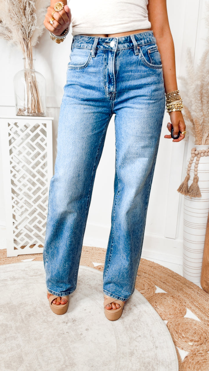 The Charis High Rise Wide Leg Jean