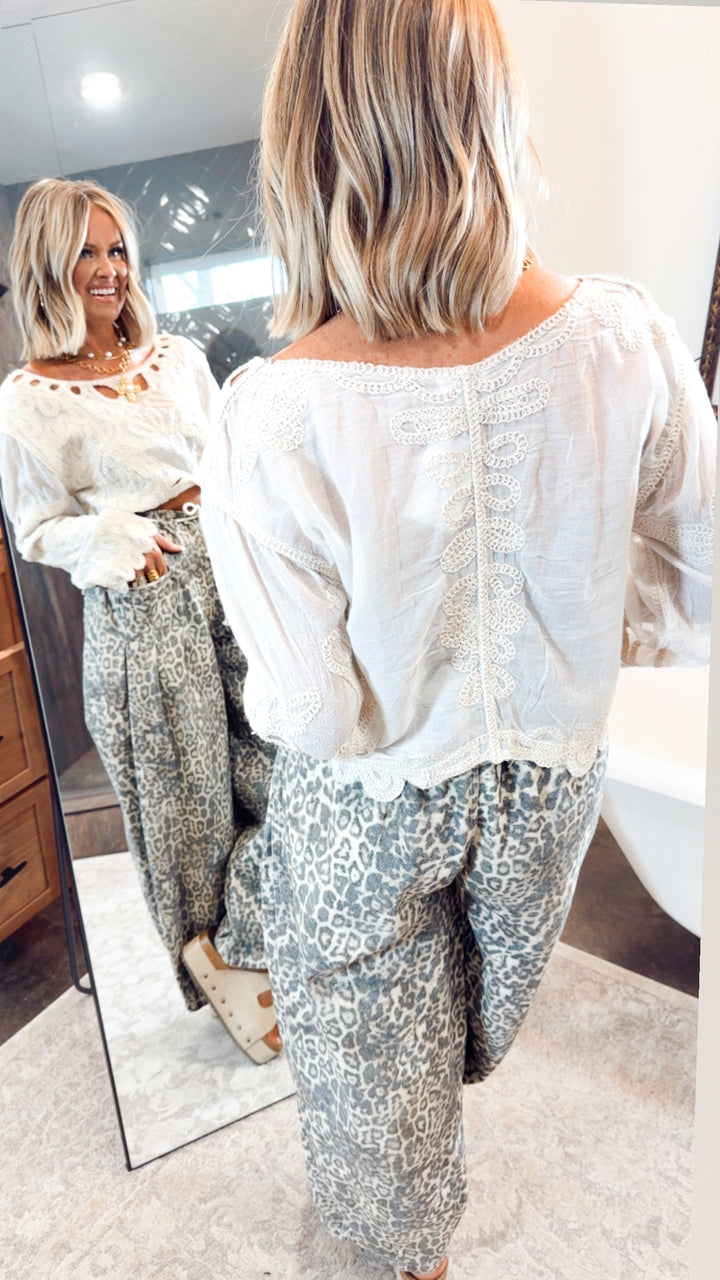 The Sandstone Crochet Top