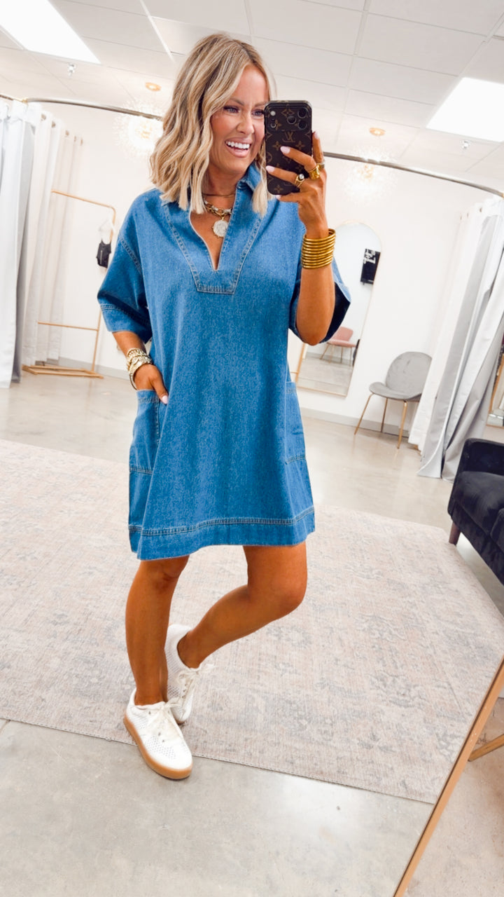 The Willow Ranch Denim Dress