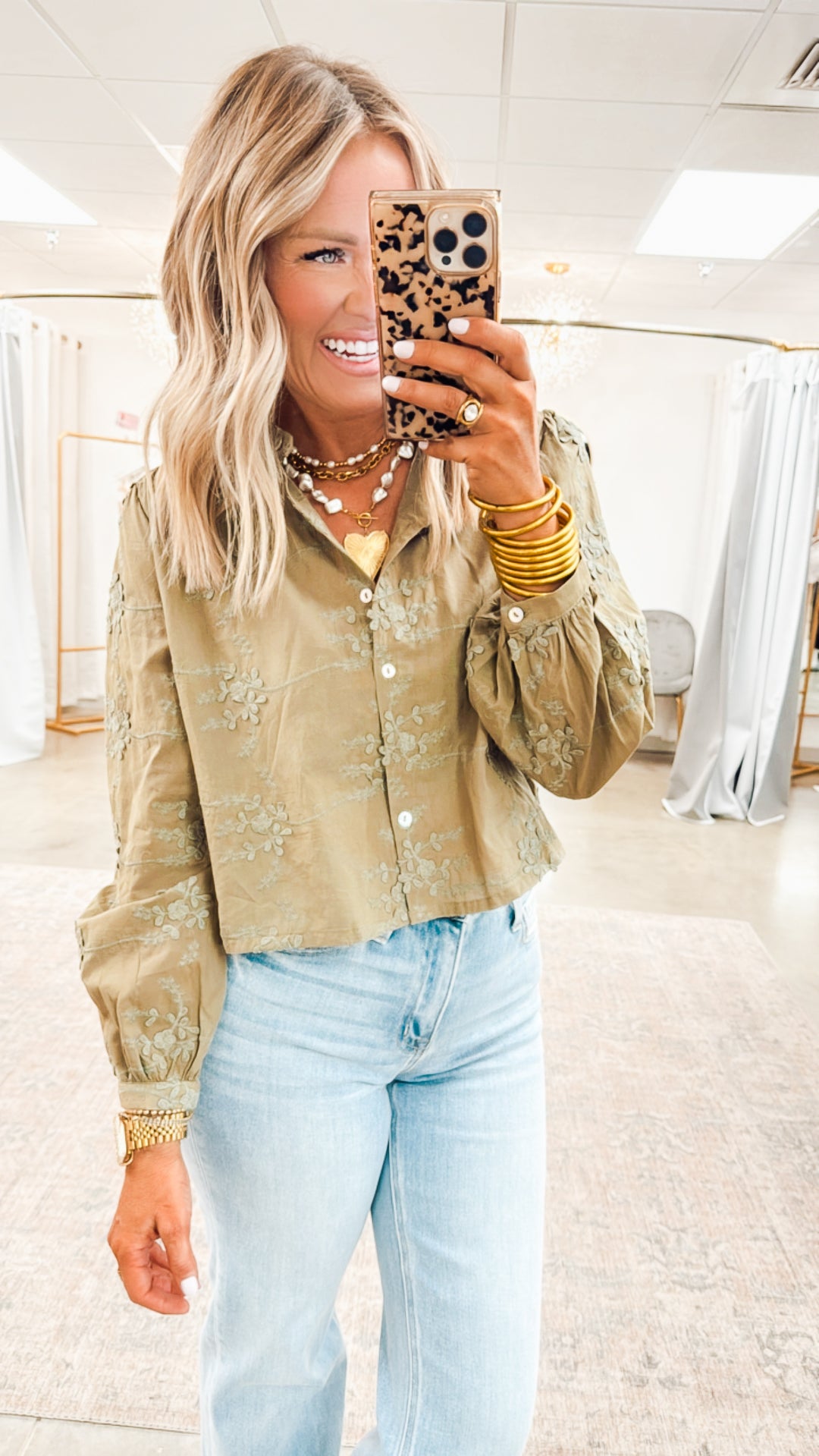 Olive Grove Blouse