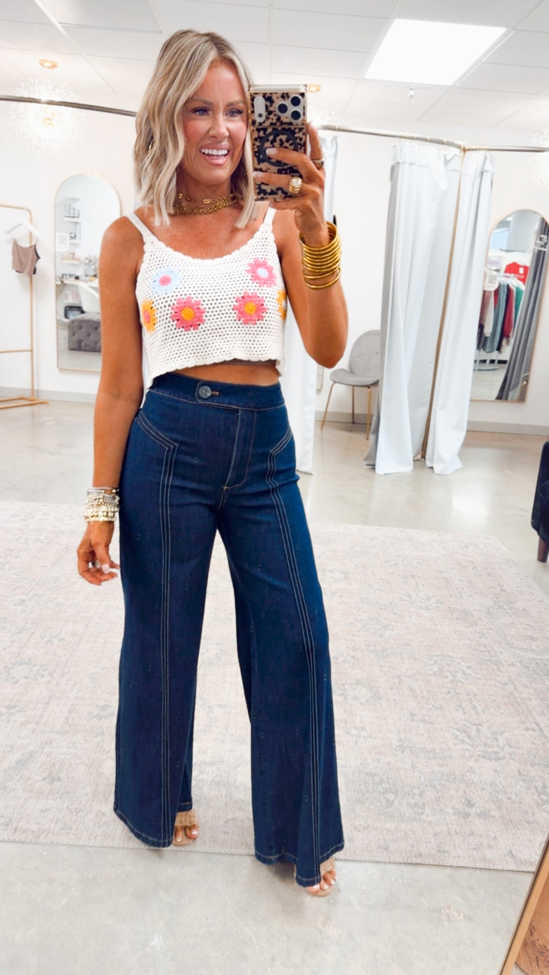 The Daisy Pop Crochet Top