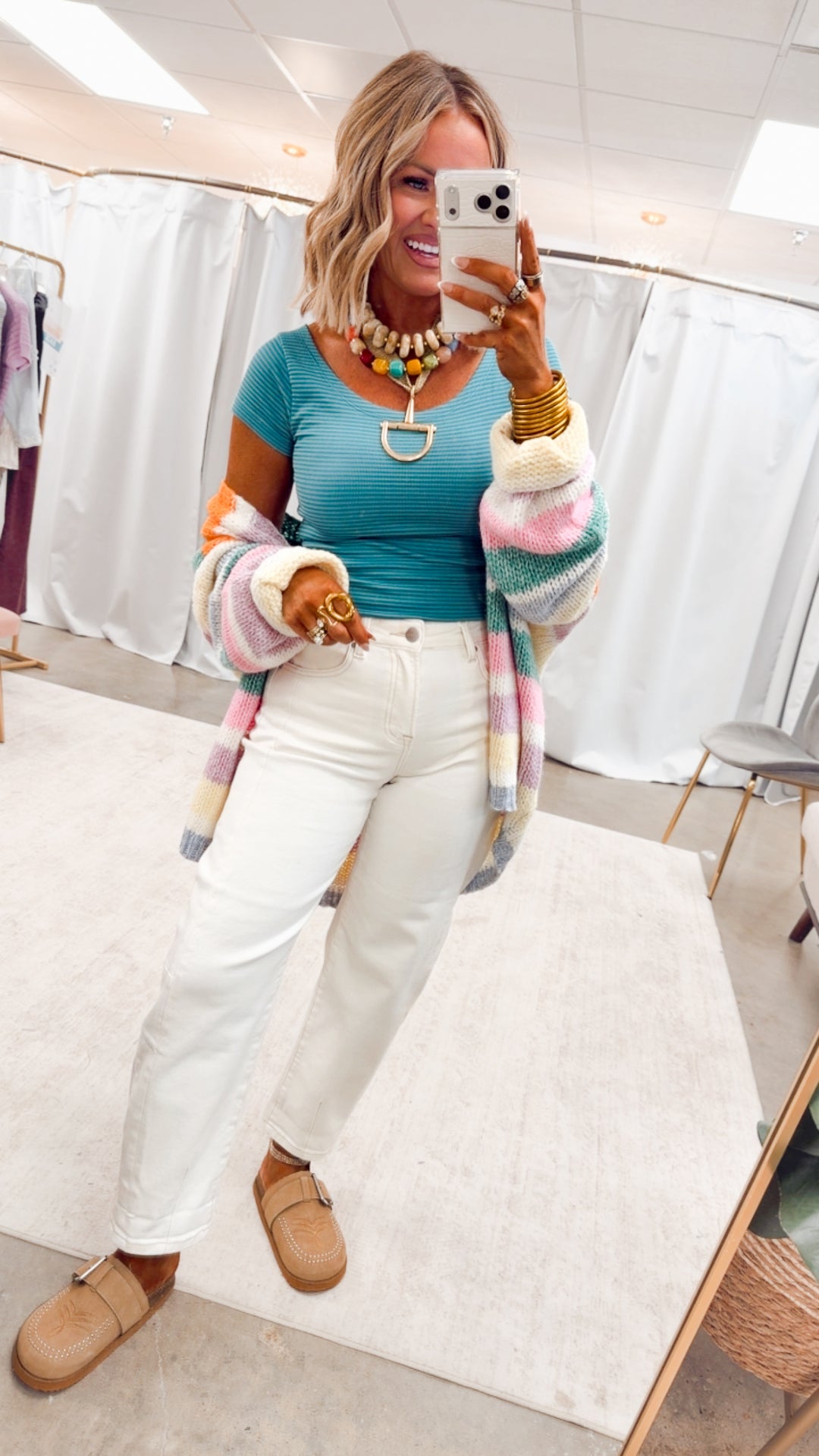 The Little Darling Reversible Top-Dusty Teal