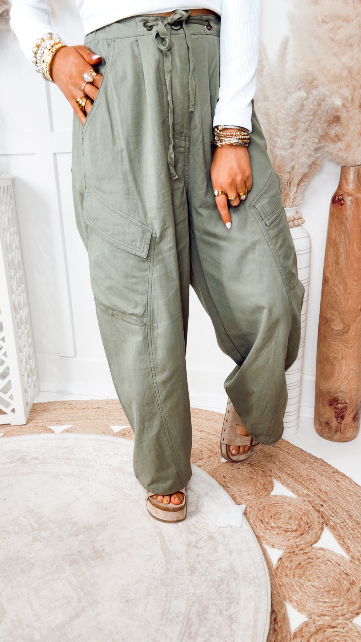 The Remington Cargo Pants-Olive